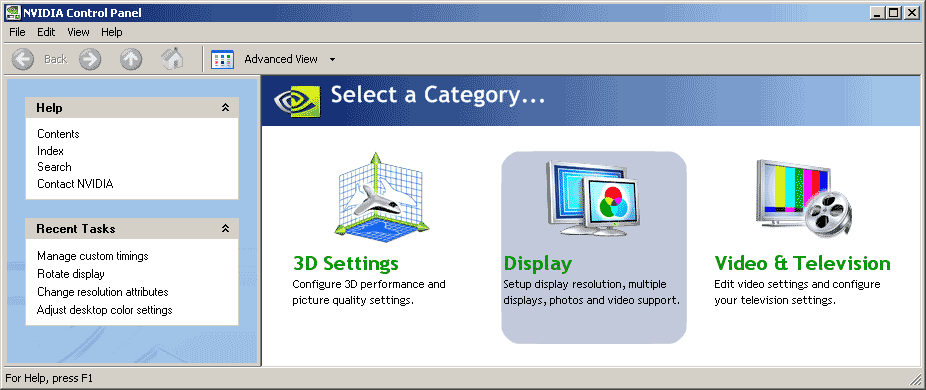 NVIDIA control panel reduced blanking #2